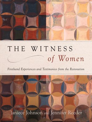 cover image of The Witness of Women